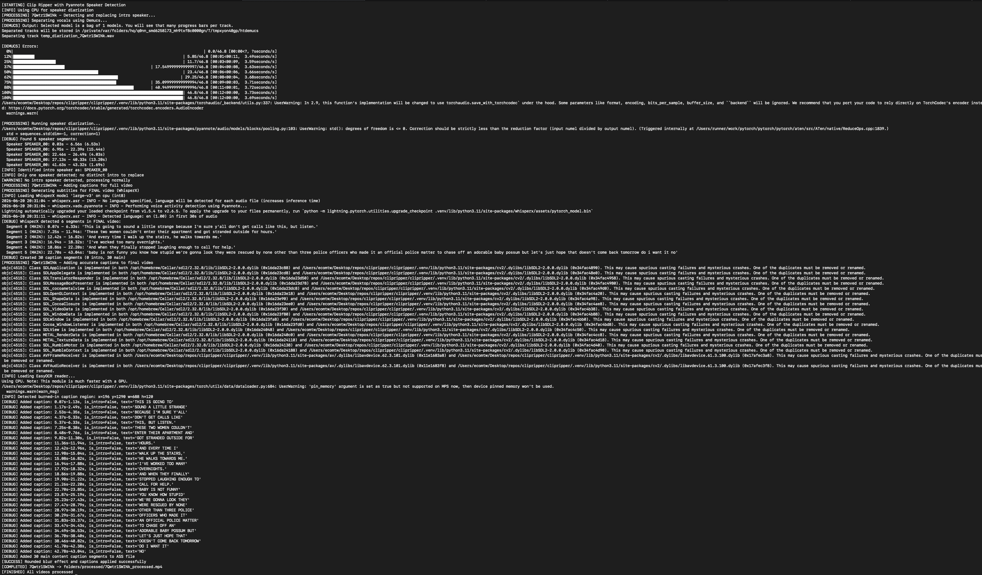 ClipRipper screenshot