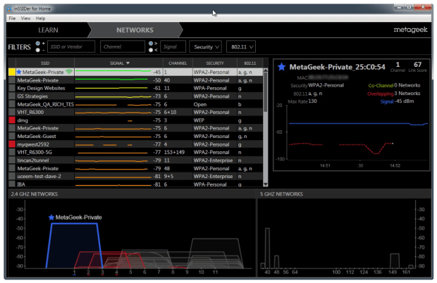Network Analyzer screenshot